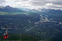 13 Jasper Tramway Cable Car With Jasper, Pyramid Mountain, Hawk Mountain, Mount Colin.jpg